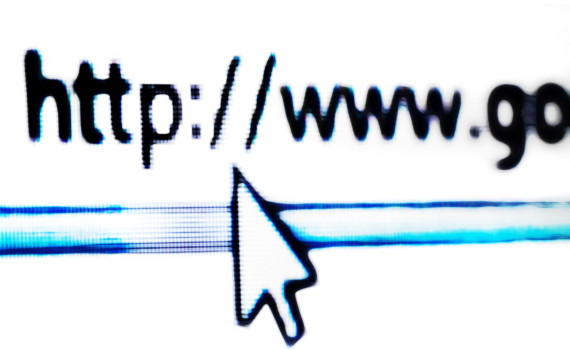photo of browser address bar